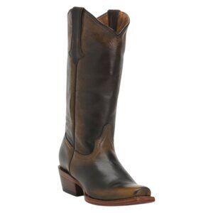 TANNER MARK Made In Mexico Leather Rider Western Boots